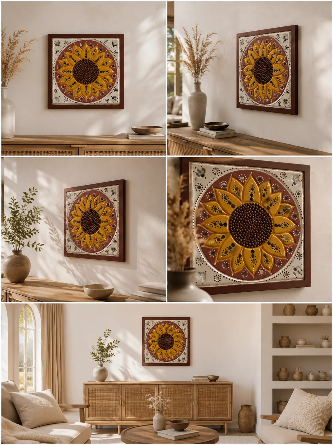 Sunflower Handmade Wall Decor